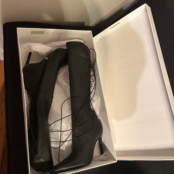 Schutz gwen leather knee high heel boot - Picture 1 of 4